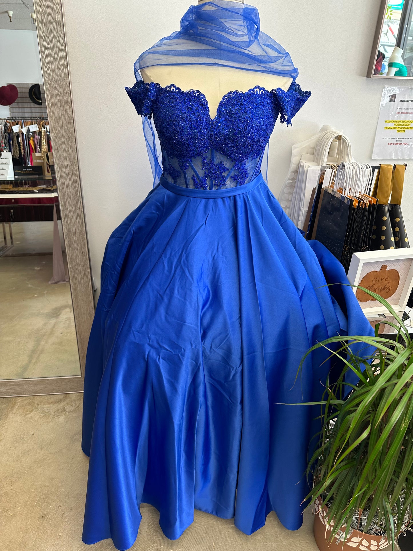 Royal Blue Formal Dress