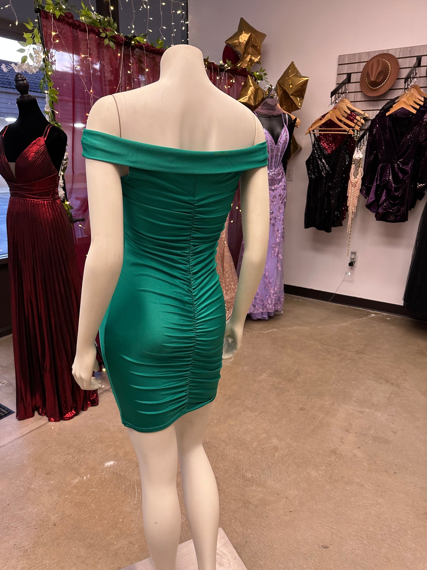 Keep it classy Green dress