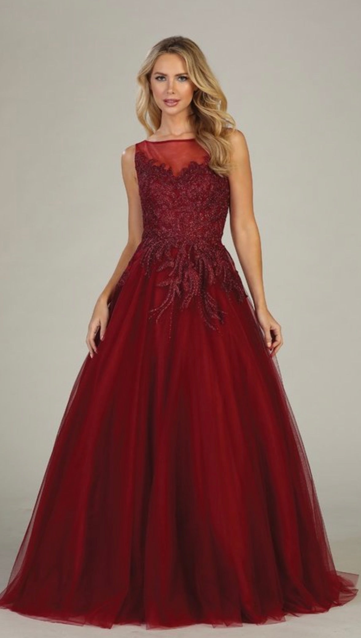 Burgundy Princess Dress