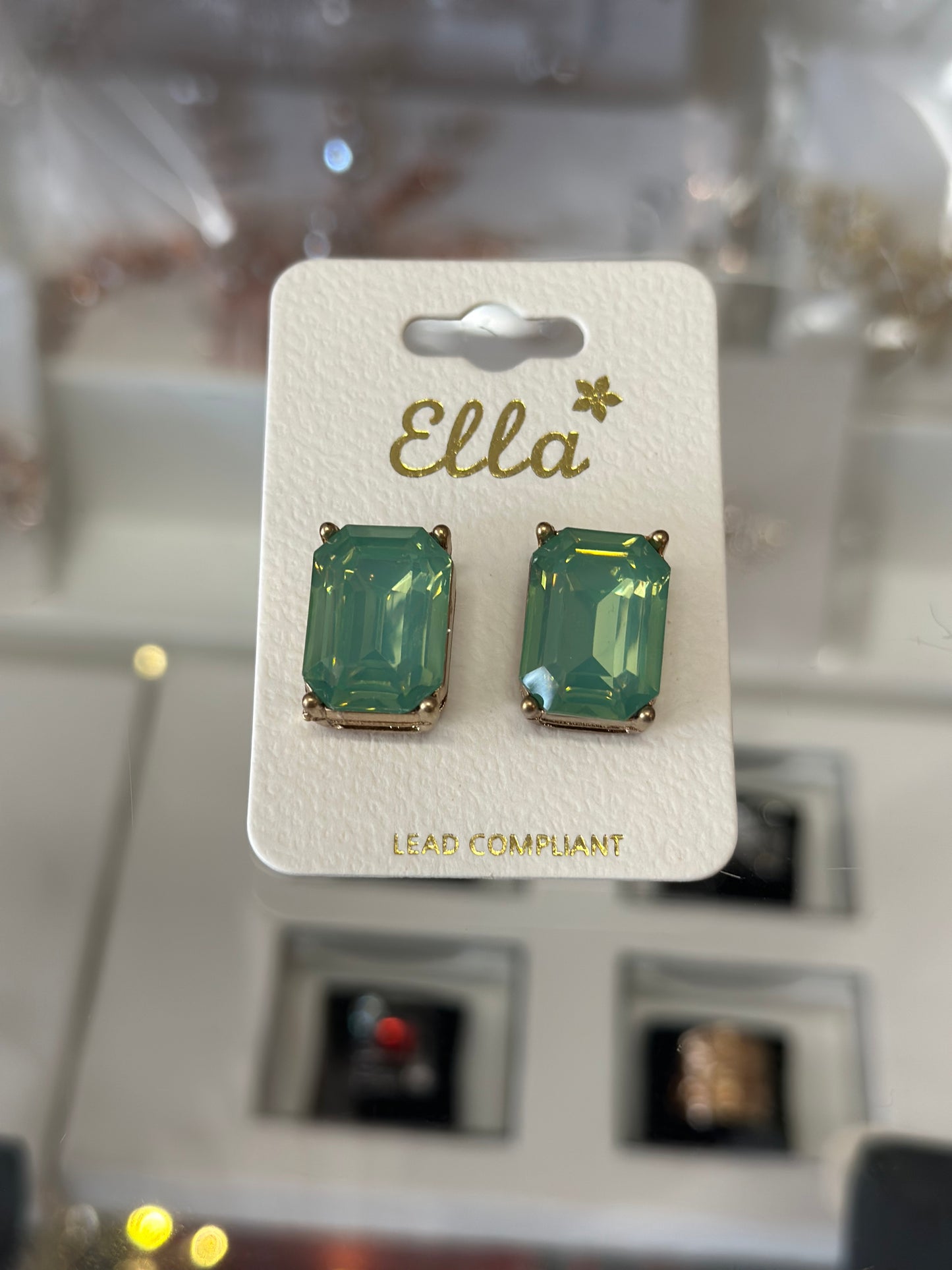 Gem earrings