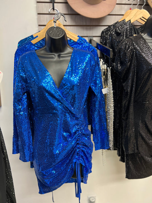 Sequin- True Blue Dress