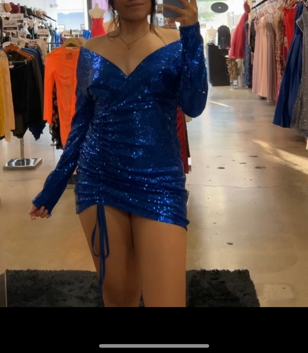 Sequin- True Blue Dress