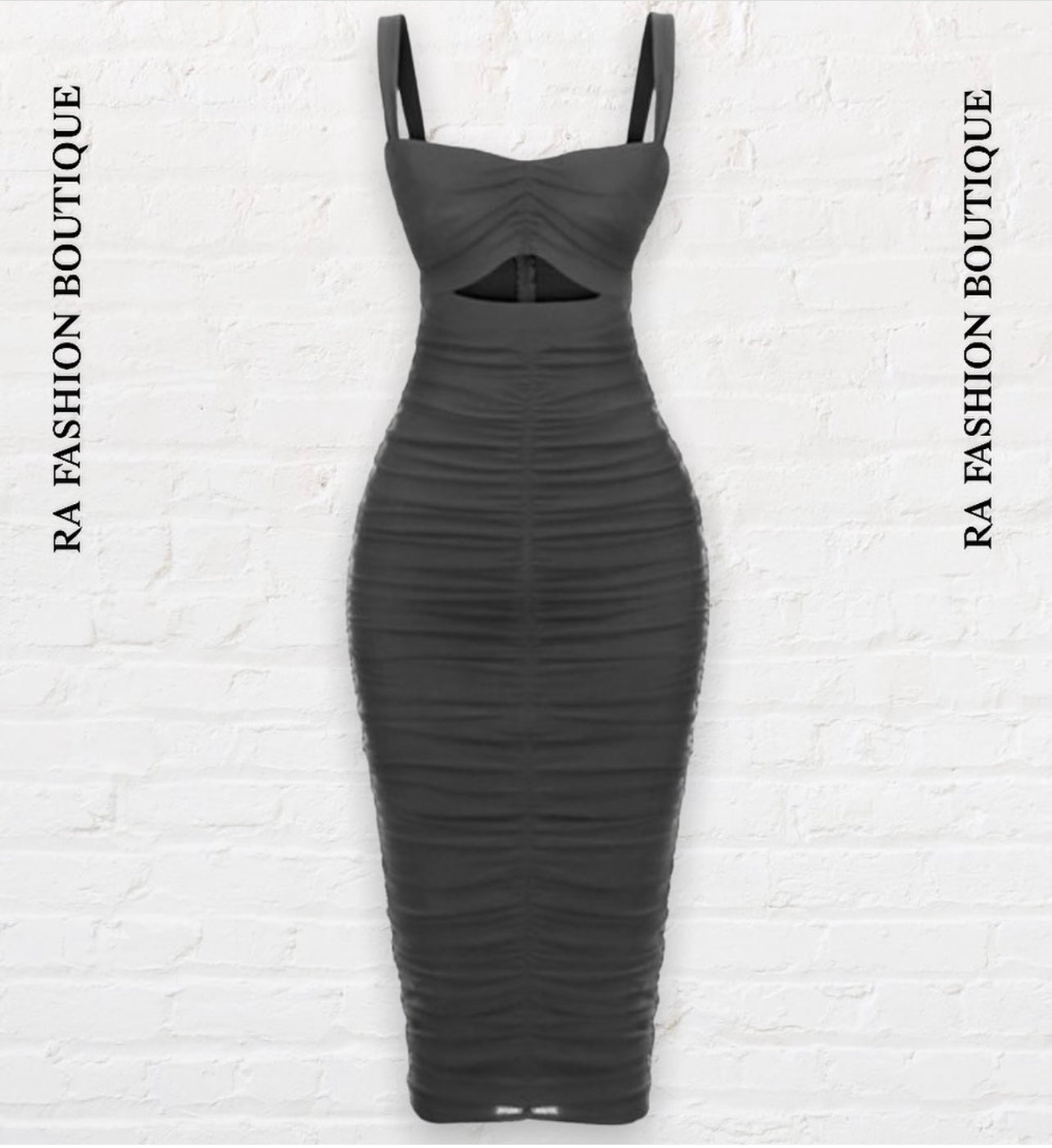 Two in One Bodycon Black Dress