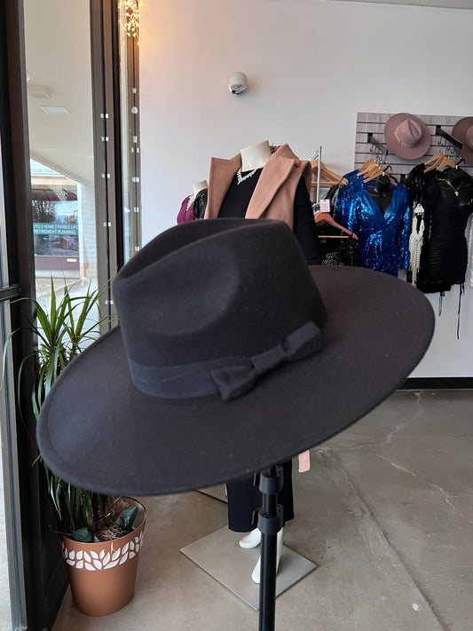 Black Fedora Hat