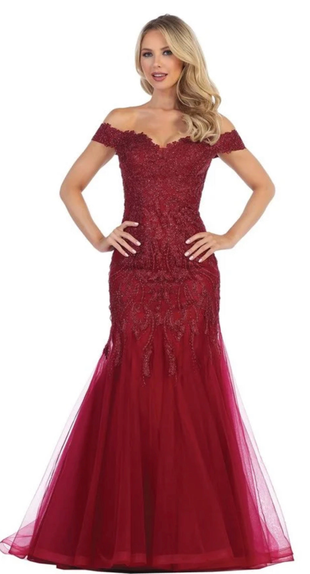 Burgundy Formal Dress