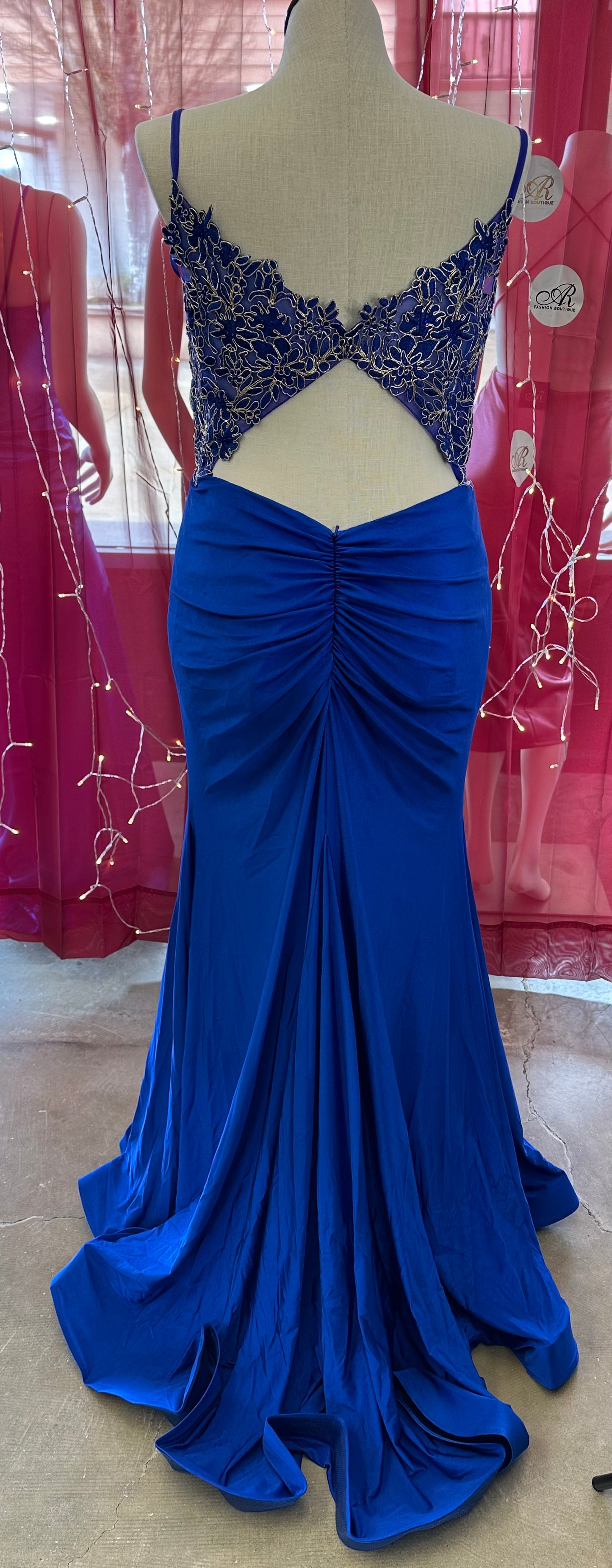 Blue Fashion Formal Dress